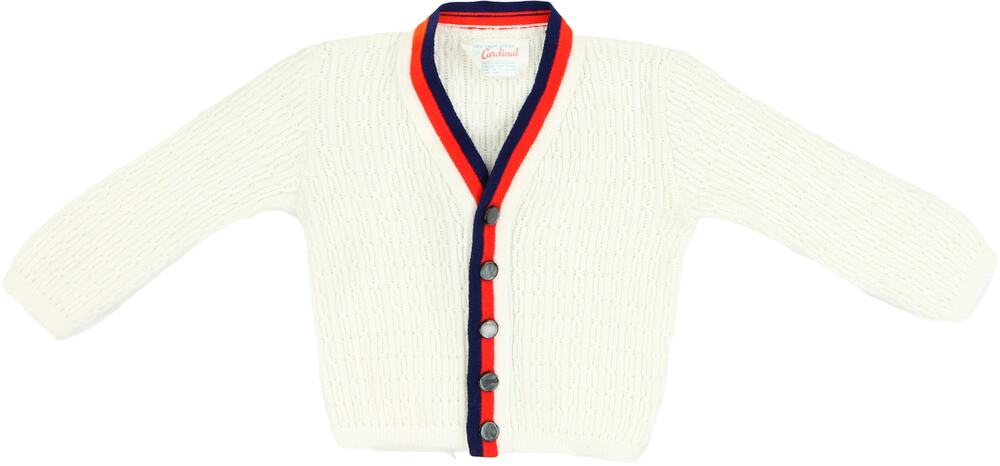 Cardinal Cable Knit Preppy Cardigan Sweater Toddler Baby
